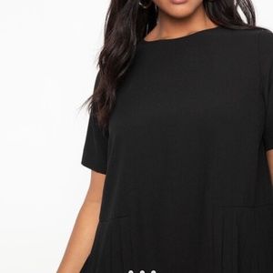 Eloquii Pleated Hemp Top